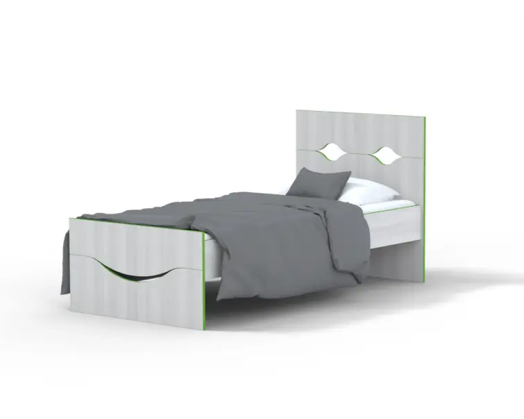 BRADOP Dětská postel s úsměvem CASPER C108 krémová 90×200 