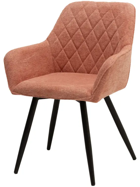 Židle čalouněná JULIE podnož černá kovová