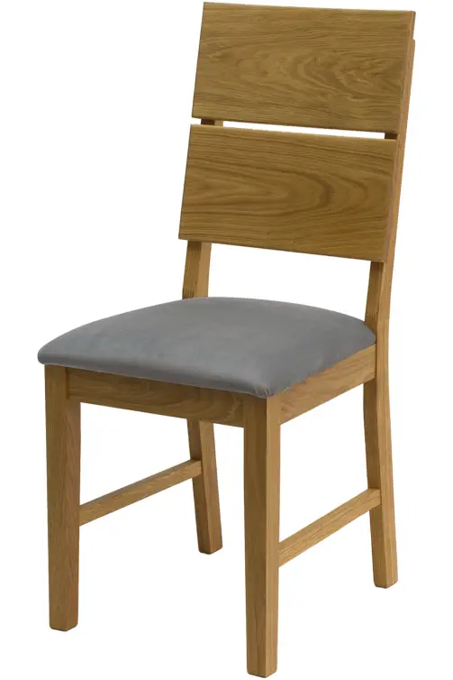 Židle KARLA dubová čalouněná