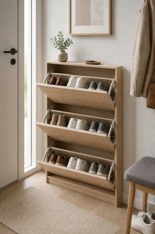 BRADOP Botník výklopný trojřadý D35, hloubka 18 cm