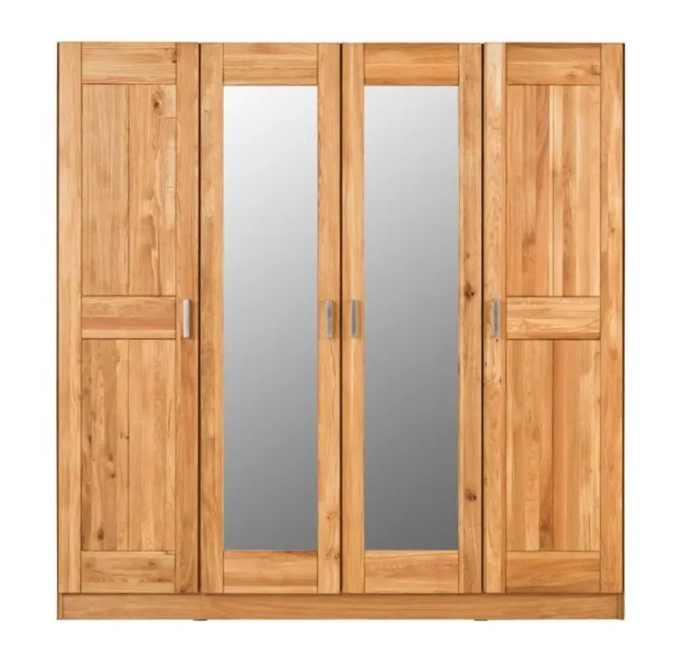 Dubová šatní skříň TINA4 + zrcadlo